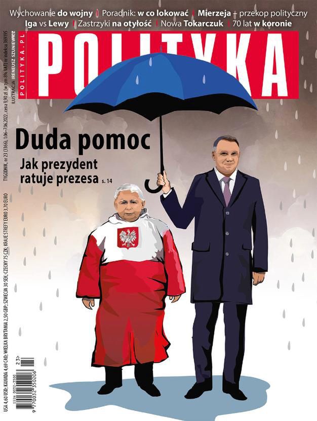 Okładka tygodnika "Polityka"