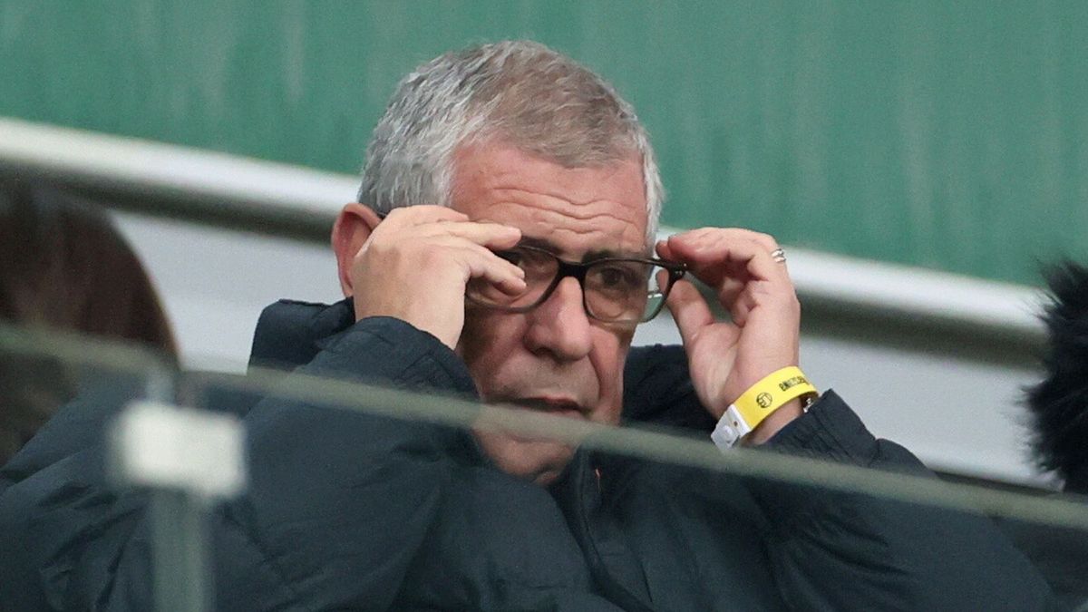 PAP / Leszek Szymański / Na zdjęciu: Fernando Santos na meczu Legia - Cracovia