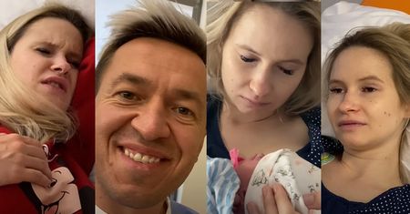 Psycho Couple opublikowali FILM Z PORODU w prywatnym szpitalu: "Mamy kibel, dwie kanapy i telewizor"