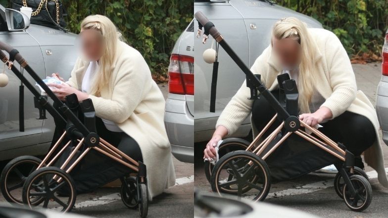 Magdalena Stępień spaceruje z przyjaciółką