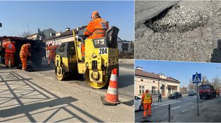 Tarnów: Trwa walka z dziurami na ulicach. Po zimie jest sporo ubytków