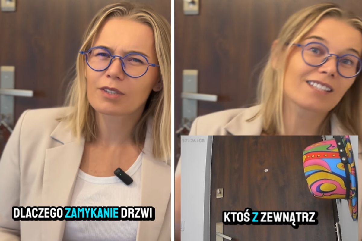 "Zawsze zamykaj drzwi na klucz". Policjantka pokazała, jak próbowano ją okraść