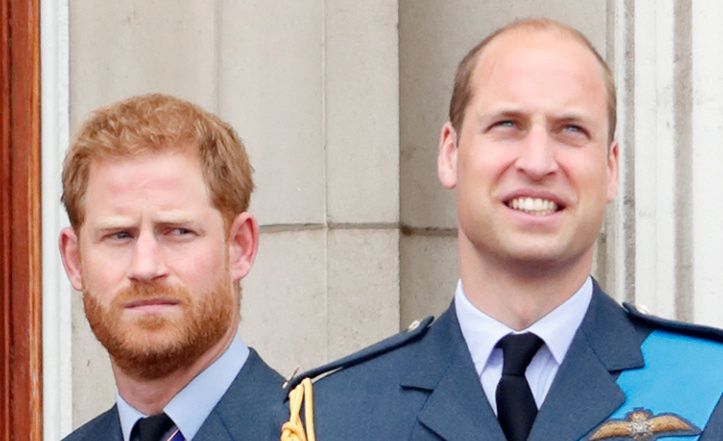 Prince Harry extended his hand to King Charles.