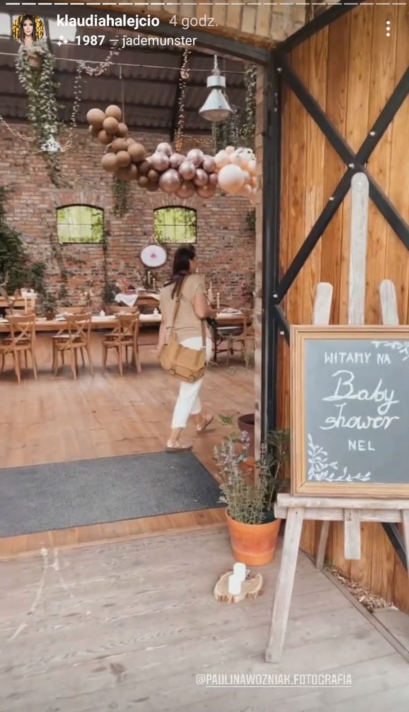 Klaudia Halejcio - baby shower