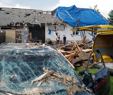 Kaniów. Trąba powietrzna zniszczyła wieś