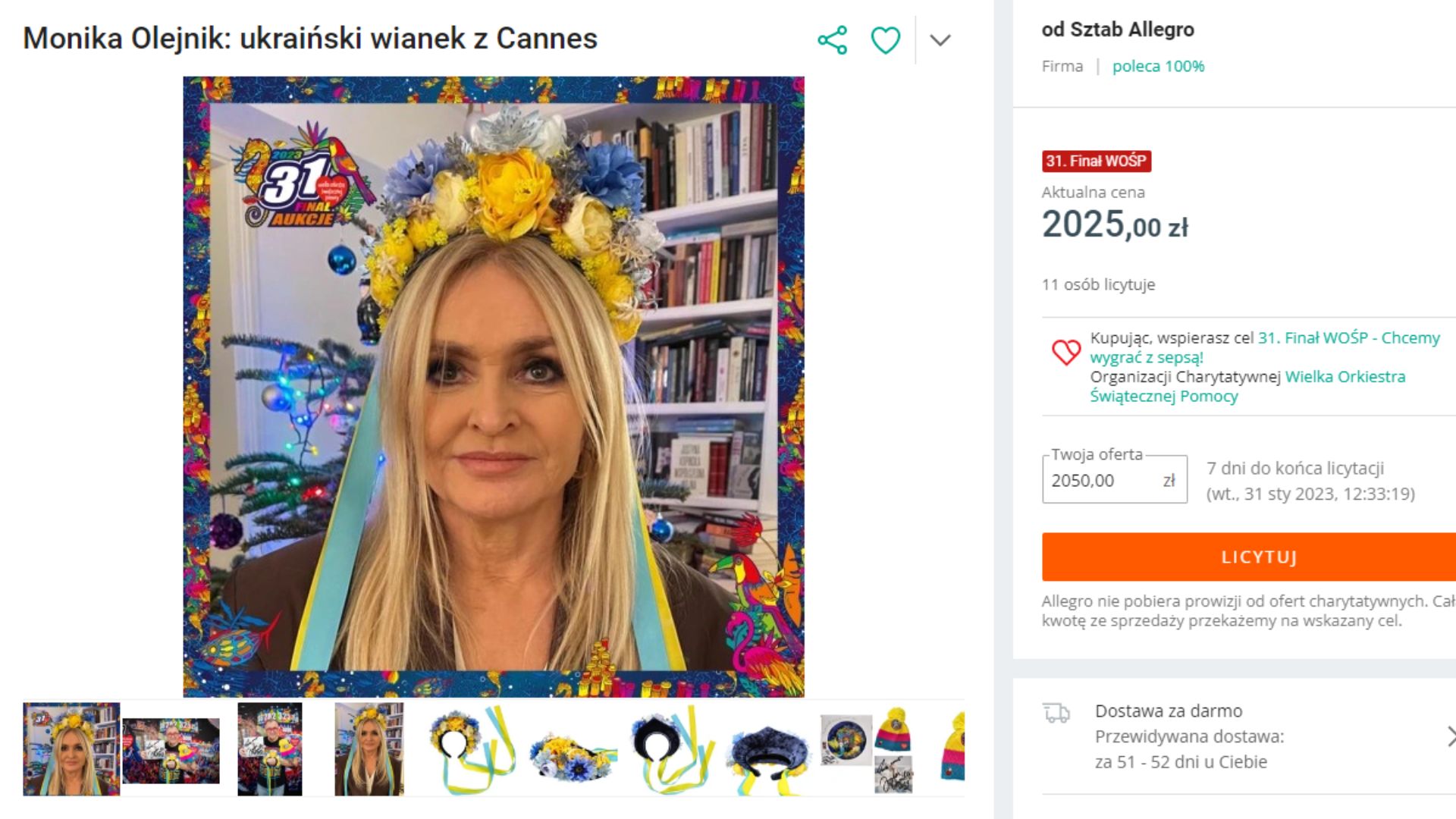 Wianek od Moniki Olejnik