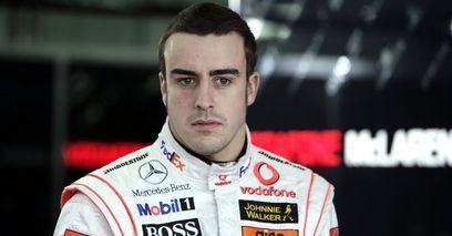 Fernando Alonso na lodzie