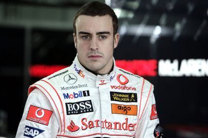 Fernando Alonso na lodzie