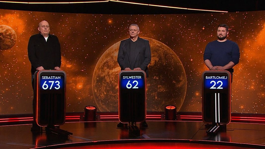 Kadr z programu "Jeden z dziesięciu"