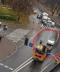 Tesla zablokowała centrum Katowic. Kierowca miał proste wytłumaczenie