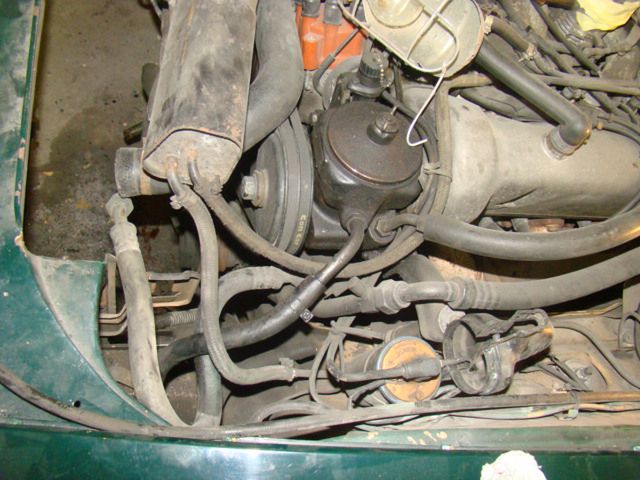 Mercedes 450 SL (R107) - wyjęcie silnika 2