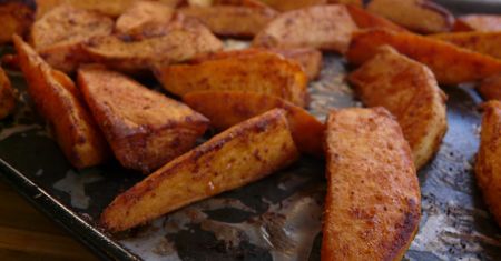 Bataty pieczone ze skórką bez dodatku soli