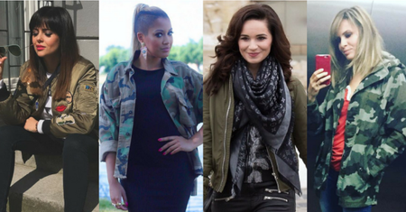 Najciekawsze militarne kurtki w stylizacjach celebrytek