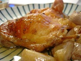 Smażone udko z kurczaka (samo mięso)
