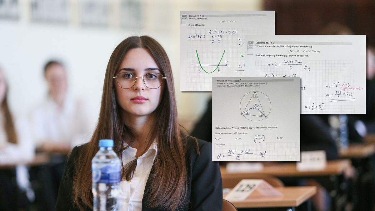 Matura 2025 - rozwiązania zadań z matematyki. Wszystkie odpowied
