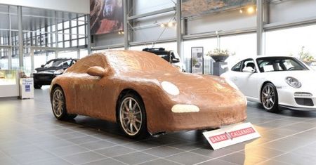 Czekoladowe Porsche 911. Rozpływa się w ustach.