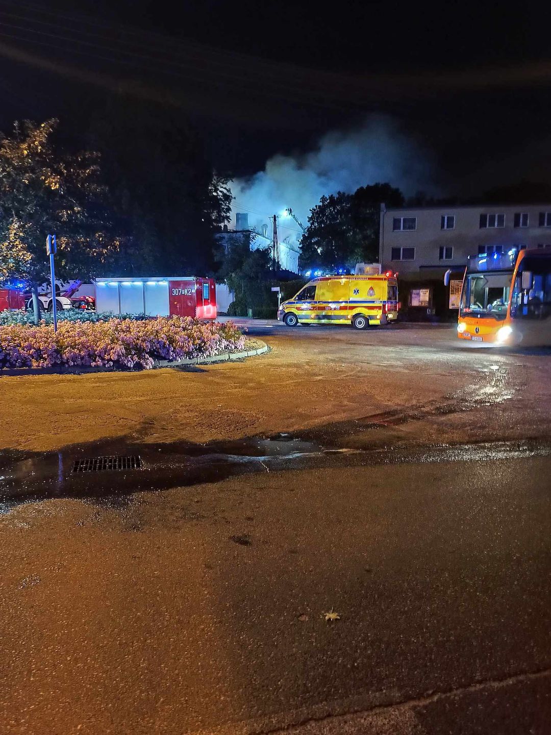 Pożar pałacu w Konarzewie