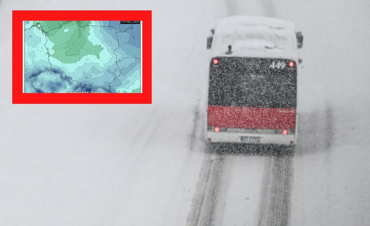 Takiej śnieżycy nie było od lat. Atak zimy w całej Polsce