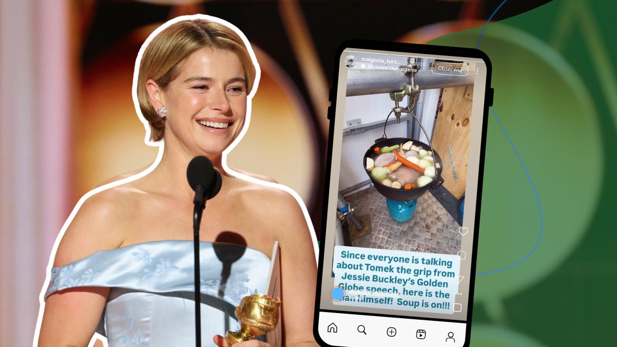 Jessie Buckley zachwycona polską zupą