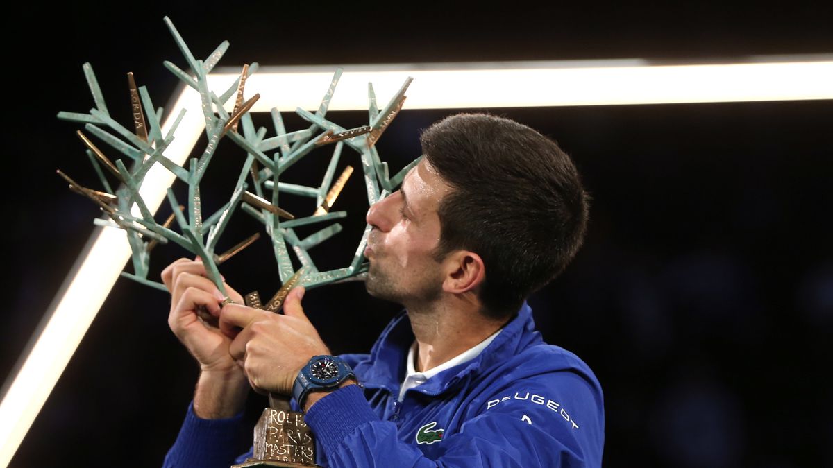 Novak Djoković, mistrz Rolex Paris Masters 2021