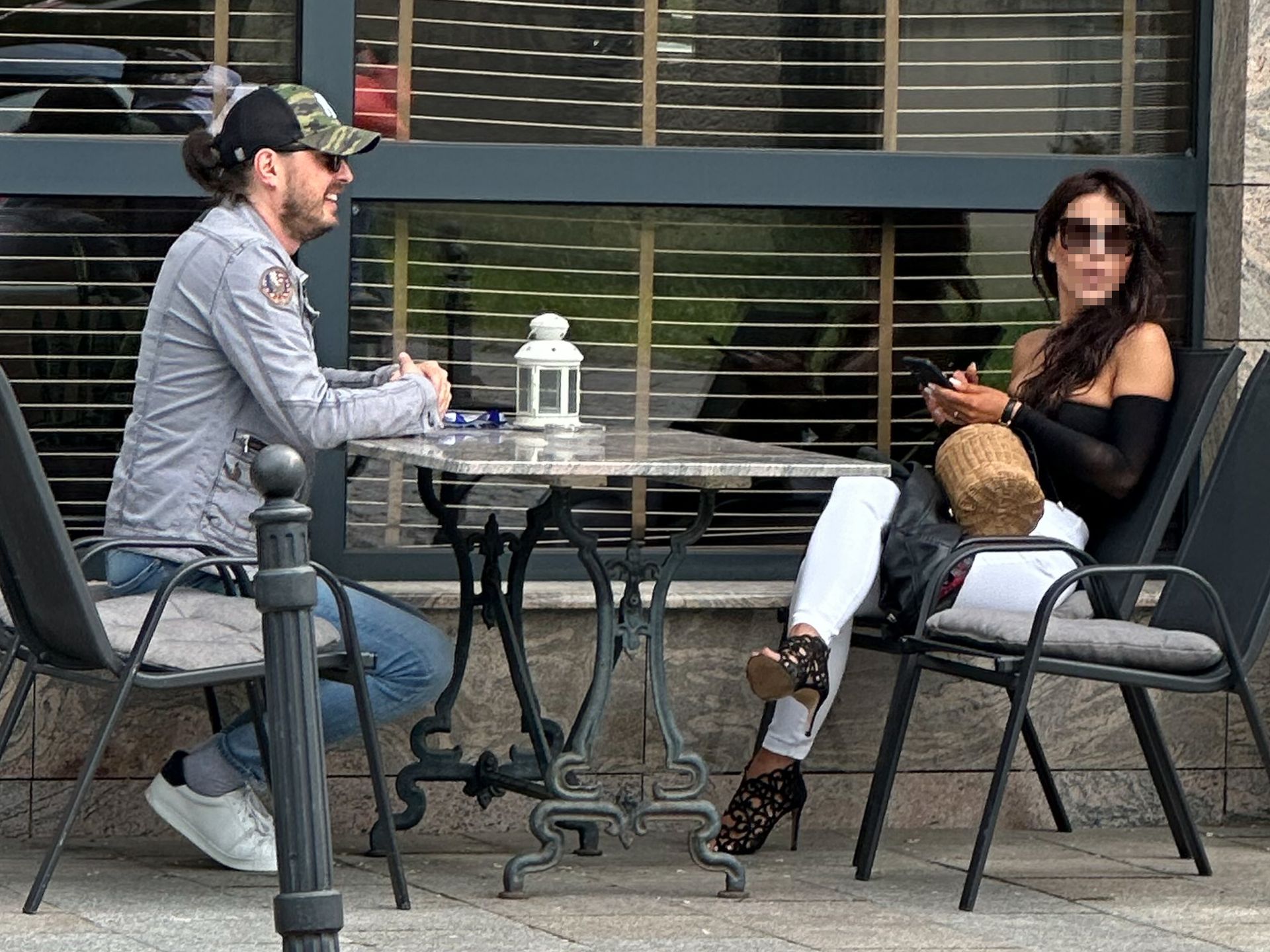 Piotr Cugowski z partnerką