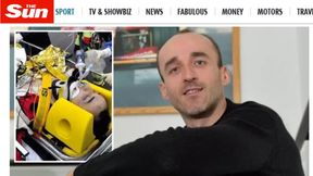 Robert Kubica na czołówce brytyjskiego dziennika. "Największy come back w historii Formuły 1"