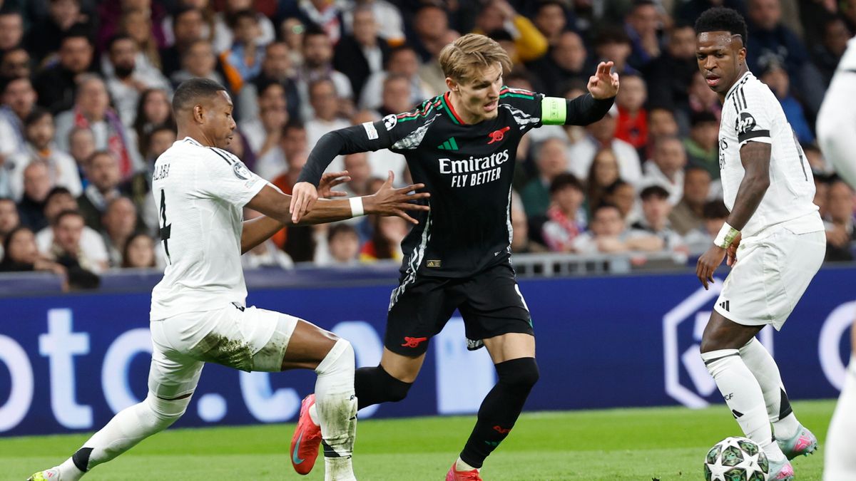 PAP/EPA / Na zdjęciu: Martin Odegaard (w środku)
