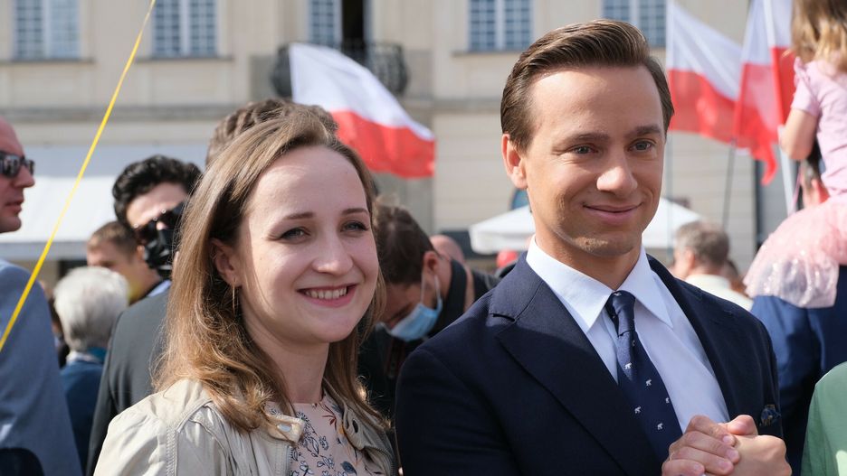 Krzysztof Bosak i Karina Bosak