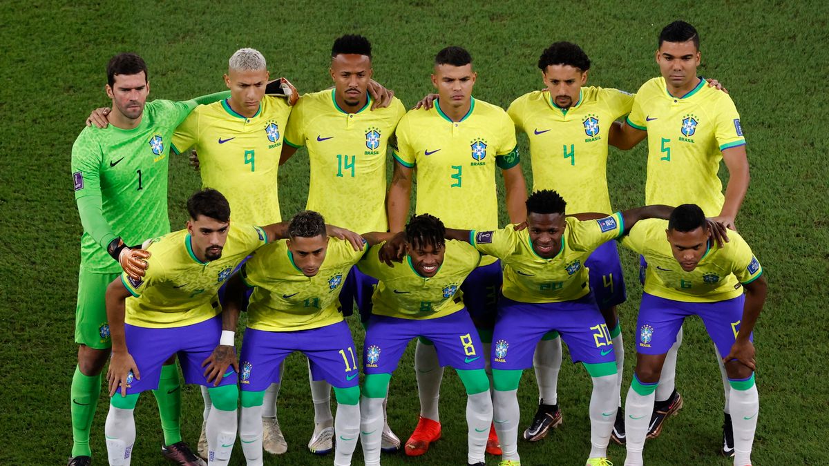 PAP/EPA / Rolex dela Pena  / Na zdjęciu: piłkarze reprezentacji Brazylii