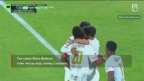 Prawdziwy pocisk! Huknął z dystansu w samo "okienko"