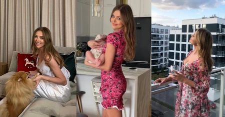 Tak mieszka Joanna Opozda: złoto, marmury, balkon z widokiem na zamknięte osiedle. Luksusowo? (ZDJĘCIA)