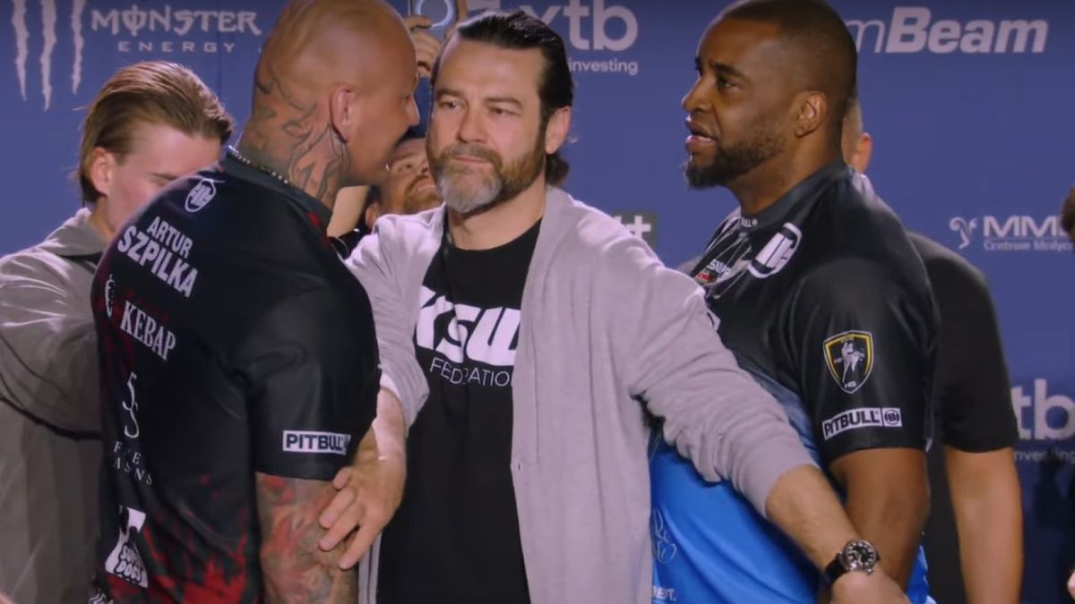   / KSW / Na zdjęciu: Artur Szpilka i Errol Zimmerman