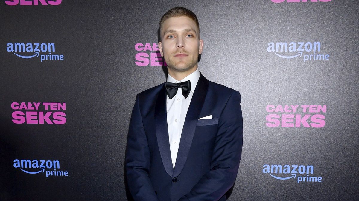 Piotr Witkowski na premierze "Cały ten seks". 