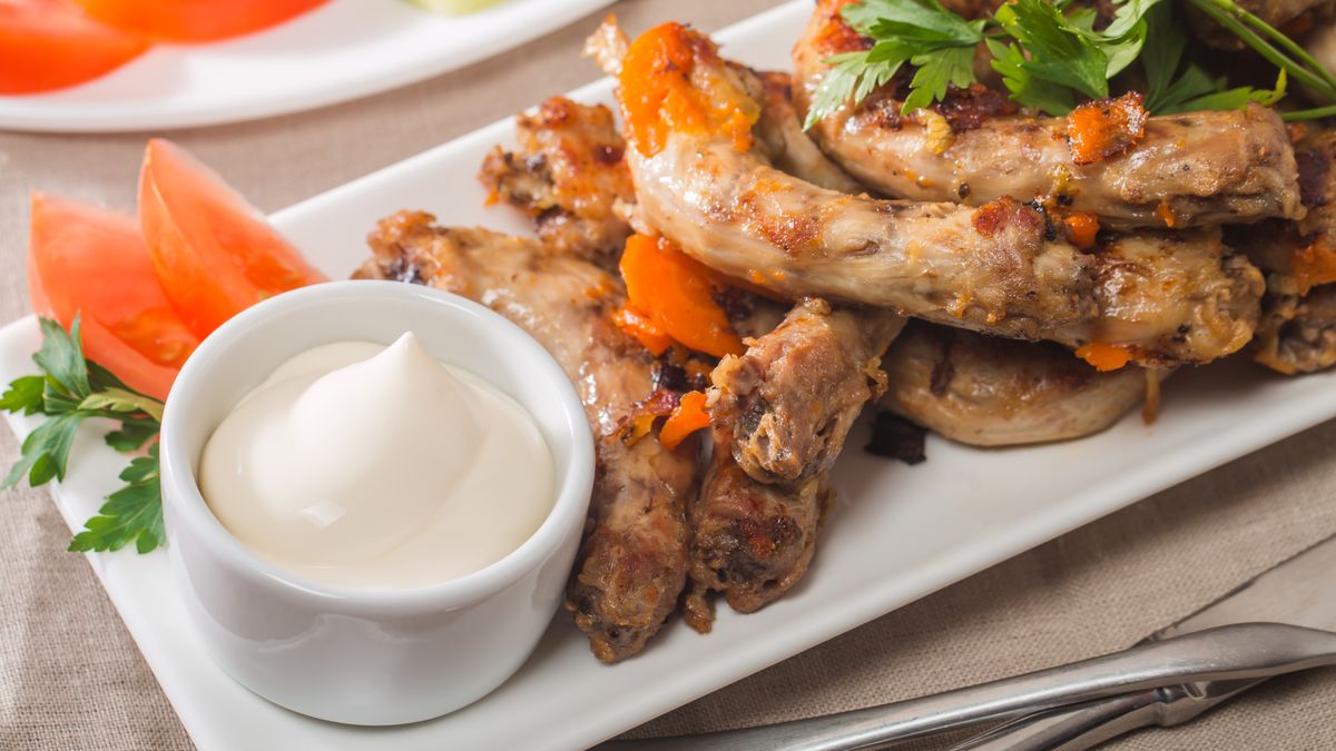 Smażona szyja z kurczaka (samo mięso)