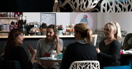 "Przyjaciółki": Liszowska, Socha, Sokołowska i Stużyńska-Brauer na planie 7. sezonu serialu