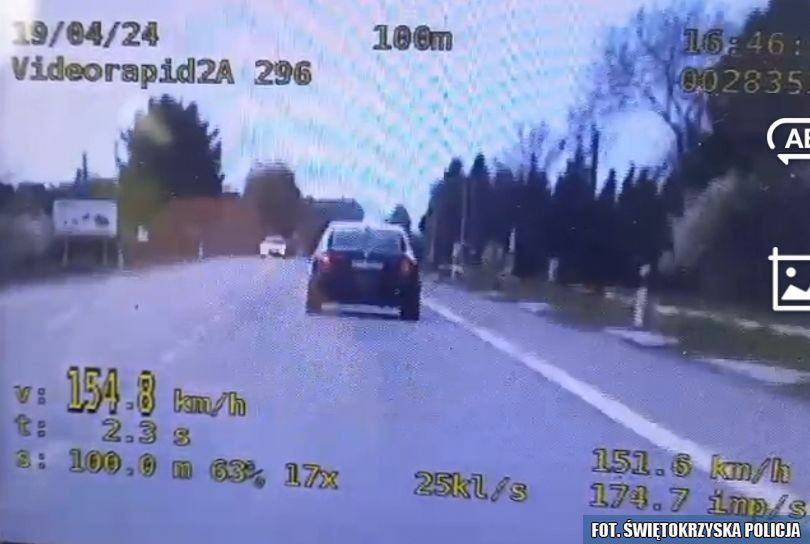 Z regionu: Pędziła 154 km/h w obszarze zabudowanym