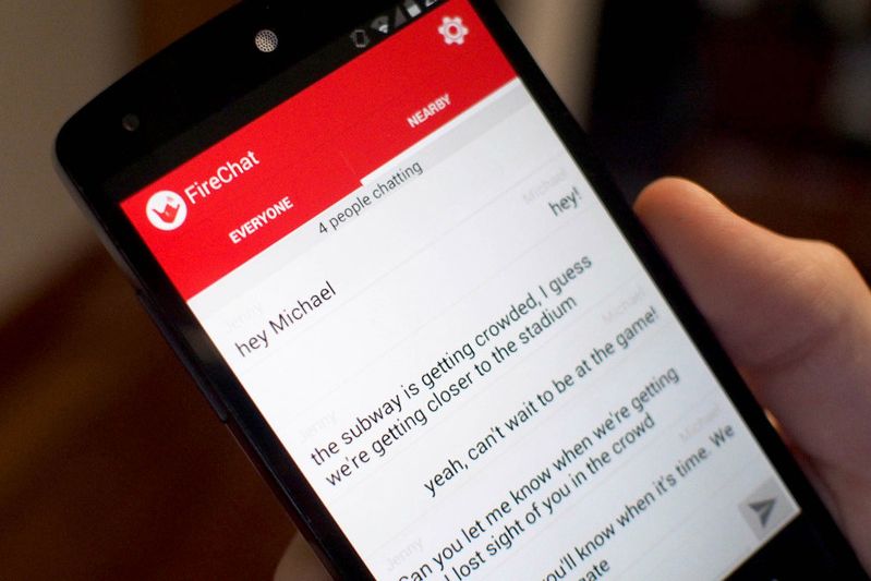 Nietypowy komunikator FireChat teraz dostępny także dla użytkowników Androida