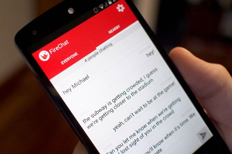 Nietypowy komunikator FireChat teraz dostępny także dla użytkowników Androida