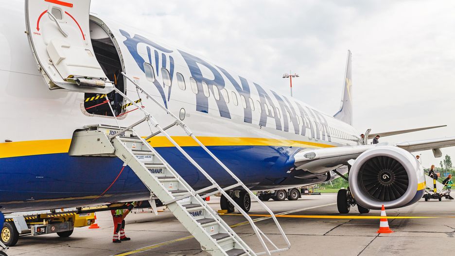 Samolot linii Ryanair 