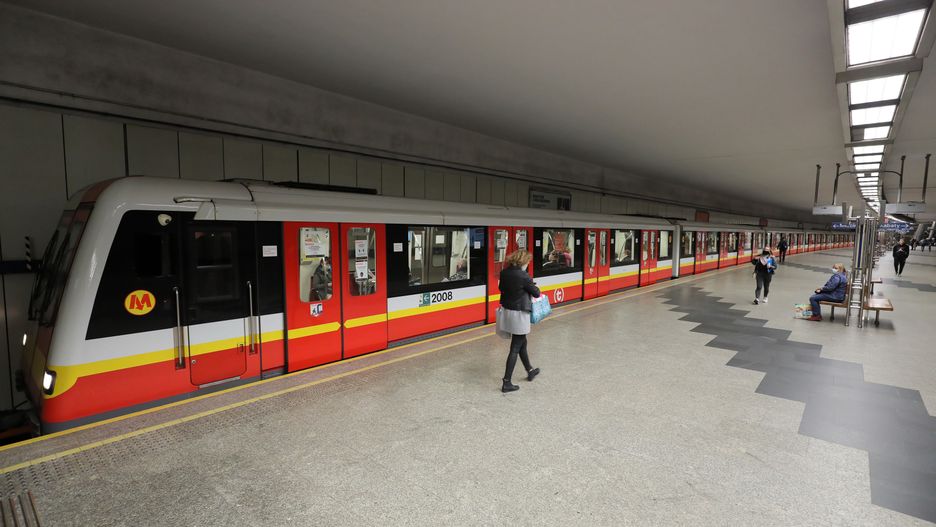 Warszawa. Na stacji metra Imielin doszło do wypadku