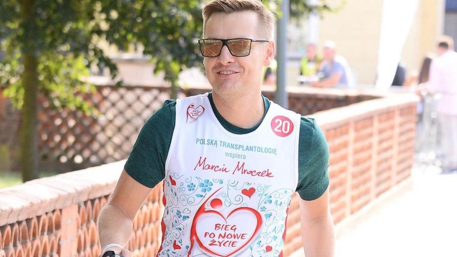 Marcin Mroczek na Mauzrach z żoną