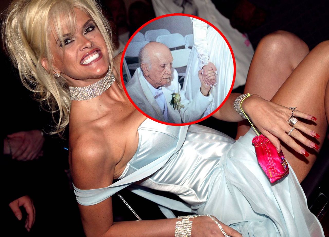 Anna Nicole Smith wyszła za 89-letniego milionera. Jej życie to pasmo skandali