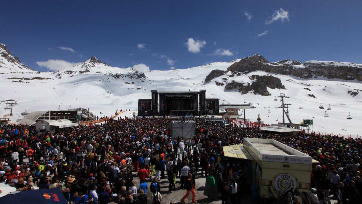 Jeden z koncertów w narciarskim kurorcie Ischgl