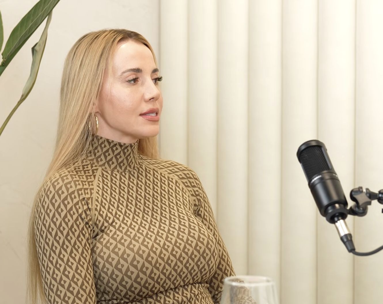 Marianna Schreiber podczas wywiadu