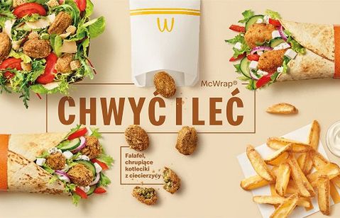 Falafele w ofercie McDonald's wsparte kampanią (wideo)