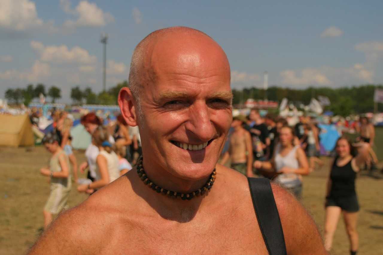 Poseł PiS w Żarach na Woodstocku, rok 2003