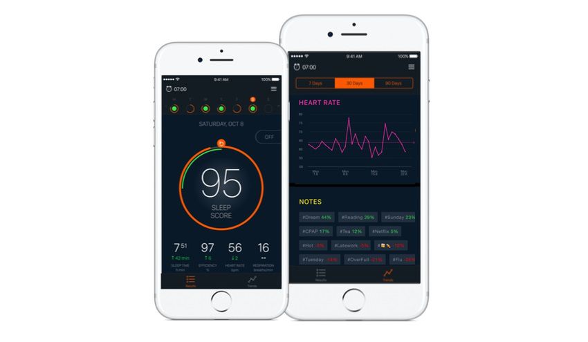 Usługa firmy Beddit do monitorowania snu dla iPhone'ów