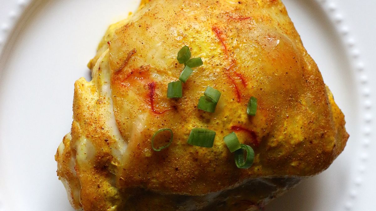 Udziec z kurczaka smażony w cieście (mięso i skóra)