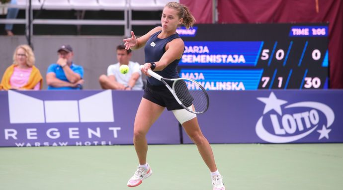 Tenis: Turniej WTA w Warszawie - mecz finałowy gry pojedynczej