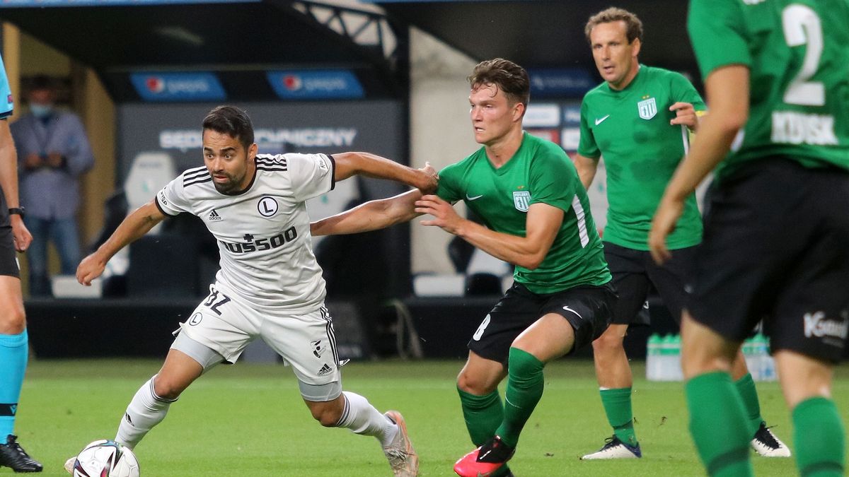 WP SportoweFakty / Mateusz Czarnecki / Na zdjęciu: Luquinhas (Legia) w meczu z Florą Tallin